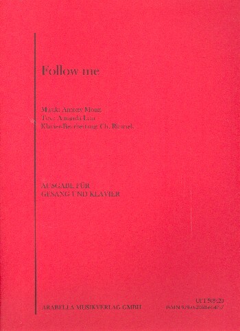 Vorderes Coverbild Follow me: für Gesang und Klavier