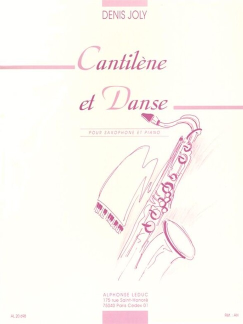 Vorderes Coverbild Cantilène et danse