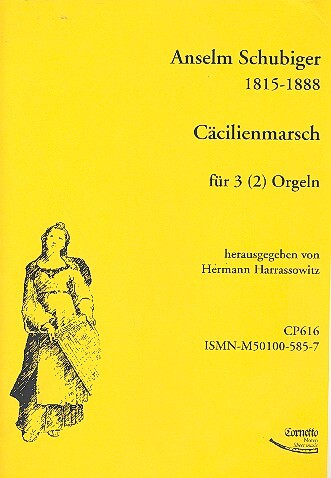 Vorderes Coverbild Cäcilienmarsch für 2-3 Orgeln