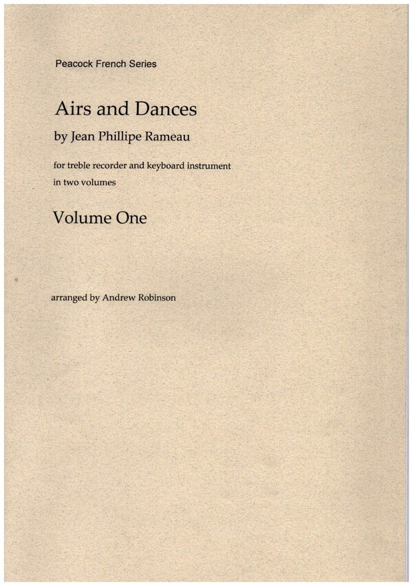 Vorderes Coverbild Airs and Dances vol.1