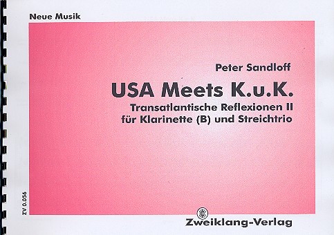 Vorderes Coverbild USA meets K.u.K. für Klarinette,