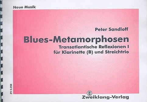 Vorderes Coverbild Blues Metamorphosen für Klarinette,