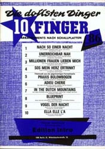 Vorderes Coverbild Die dollsten Dinger für 10 Finger Band 86: