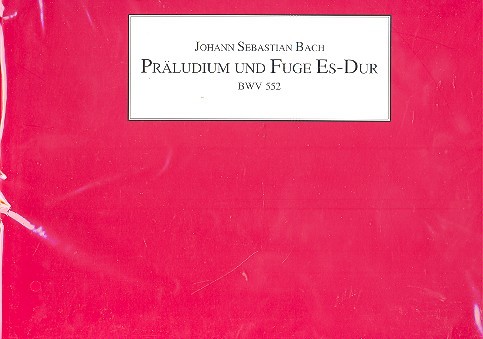 Vorderes Coverbild Präludium und Fuge Es-Dur BWV552