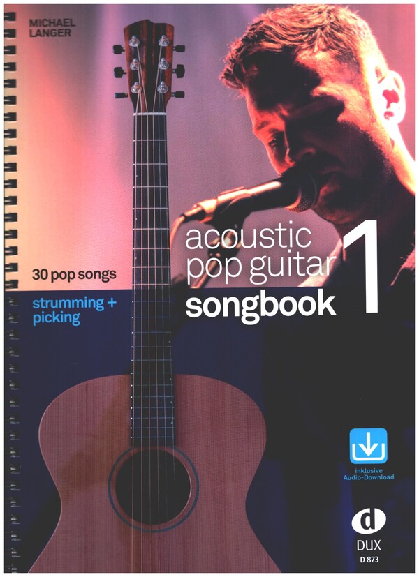 Vorderes Coverbild Acoustic Pop Guitar Songbook vol.1 (+Online Audio)