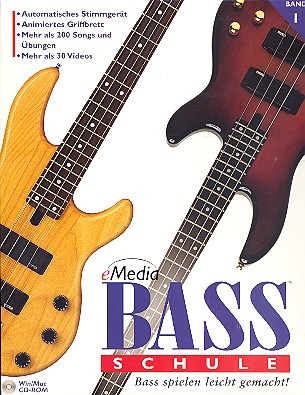 Vorderes Coverbild Emedia Bass-Schule Band 1 CD-ROM