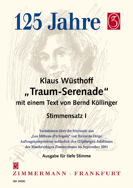 Vorderes Coverbild Traum-Serenade: für tiefe Stimme,
