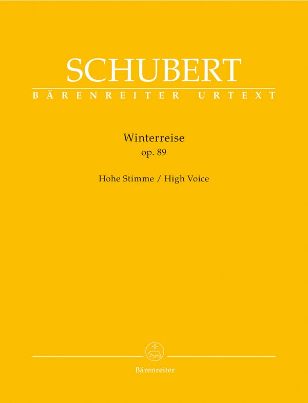 Vorderes Coverbild Winterreise op.89 D911