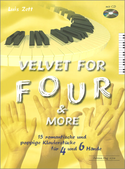 Vorderes Coverbild Velvet for four and more (+CD)