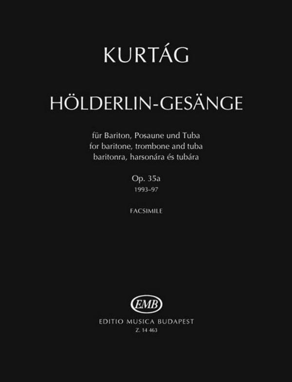 Vorderes Coverbild Kurtag Hölderlins Gesänge op.35 Band 1