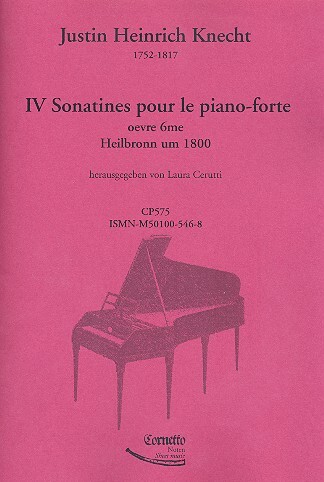 Vorderes Coverbild 4 Sonatinen op.6