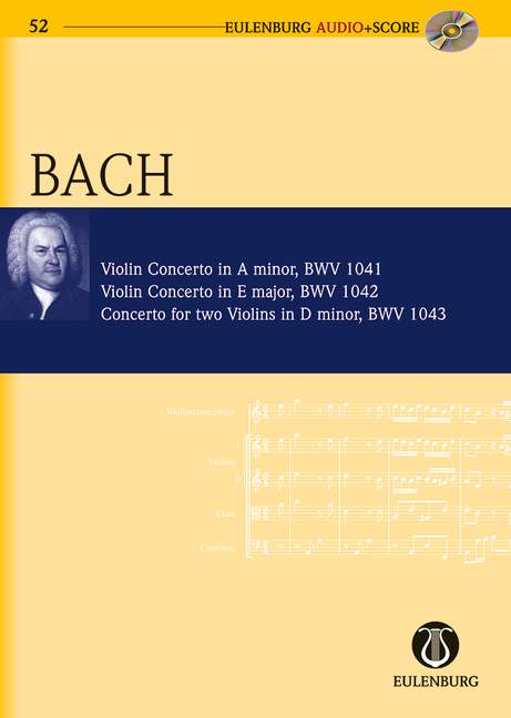 Vorderes Coverbild Konzert a-Moll BWV1041 (+CD)