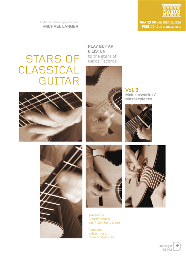 Vorderes Coverbild Stars of classical Guitar vol.3 (+CD)