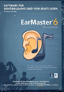 Vorderes Coverbild EarMaster Pro 6