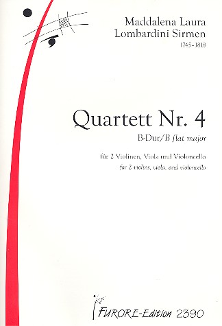 Vorderes Coverbild Quartett B-Dur Nr.4