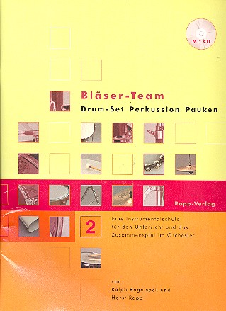 Vorderes Coverbild Bläser-Team Band 2 (+CD) für Drum-Set