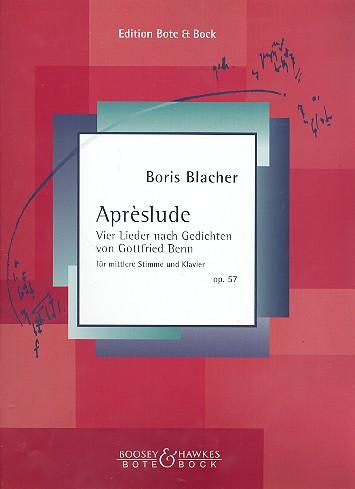 Vorderes Coverbild Aprèslude op.57