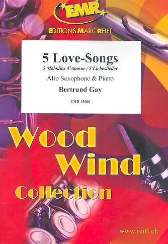 Vorderes Coverbild 5 Love-Songs für Altsaxophon und Klavier