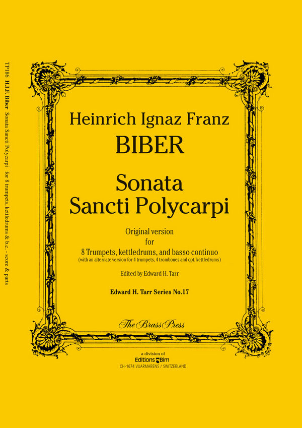 Vorderes Coverbild Sonata Sancti Polycarpi for 8 trumpets,