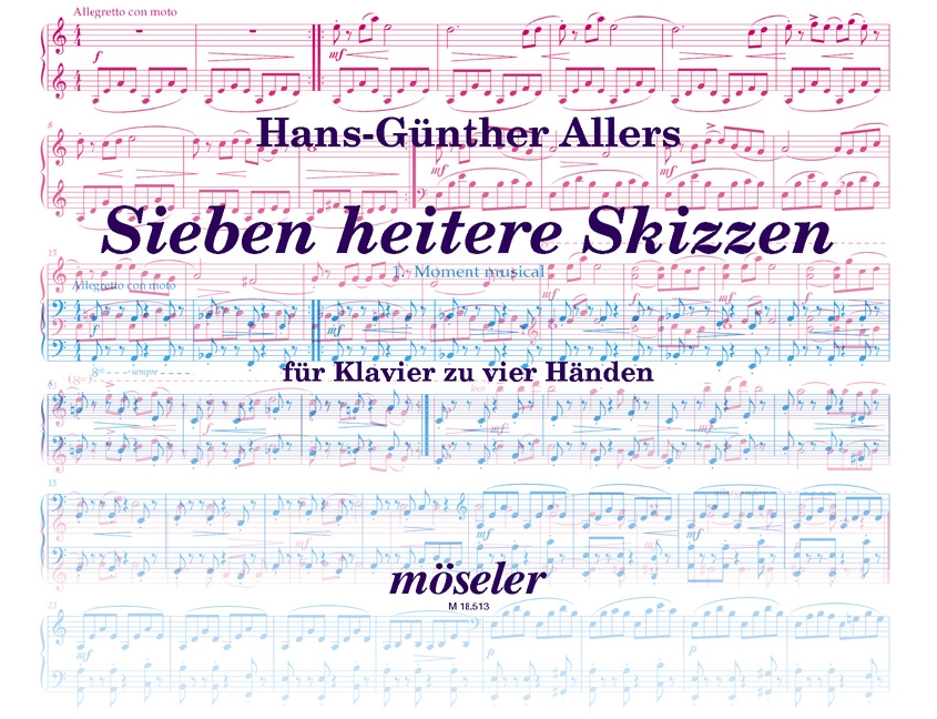 Vorderes Coverbild 7 heitere Skizzen op.55