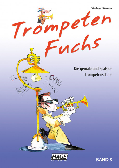 Vorderes Coverbild Trompeten-Fuchs Band 3 (+QR-Codes)