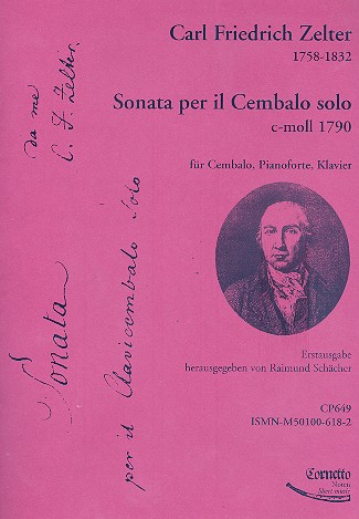 Vorderes Coverbild Sonata c-Moll per il cembalo solo