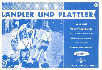 Vorderes Coverbild Ländler und Plattler Bd.1: für 1-2