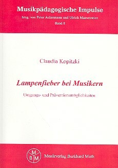 Vorderes Coverbild Lampenfieber bei Musikern