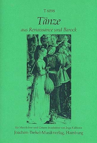 Vorderes Coverbild Tänze aus Renaissance und Barock