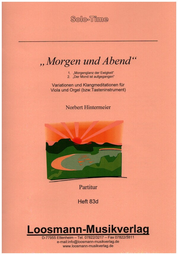 Vorderes Coverbild Morgen und Abend