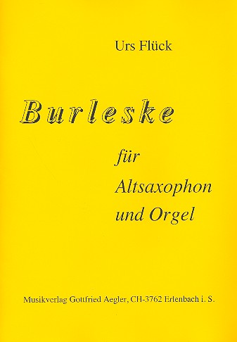 Vorderes Coverbild Burleske für Altsaxophon und