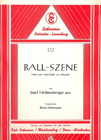 Vorderes Coverbild Ball-Szene nach einer Violin-Etüde