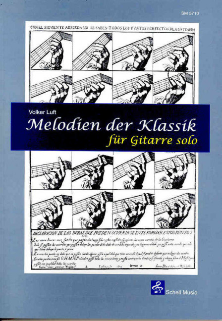 Vorderes Coverbild Melodien der Klassik für Gitarre