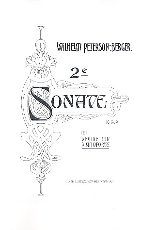 Vorderes Coverbild Sonate G major no.2 for violin and