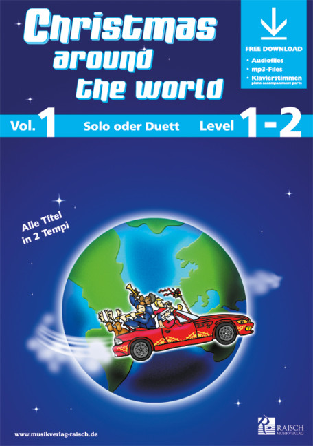 Vorderes Coverbild Christmas around the World vol.1 (+Online Audio)