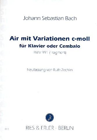 Vorderes Coverbild Air mit Variationen C-Moll BWV991