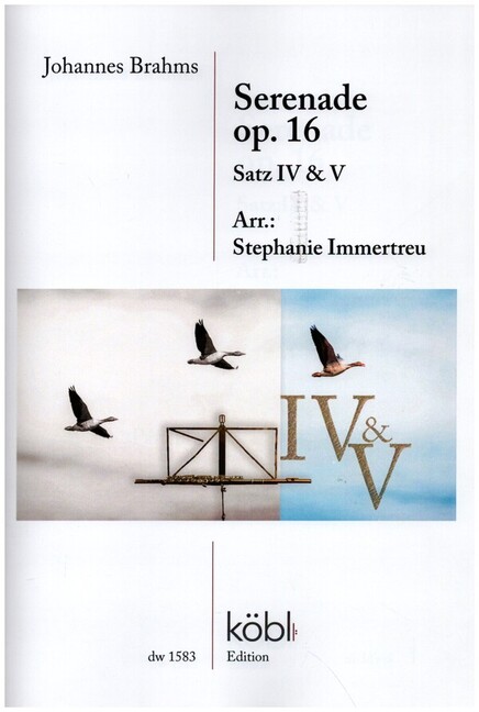 Vorderes Coverbild Serenade op.16 - 4. und 5. Satz