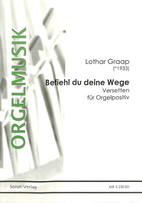 Vorderes Coverbild Befiel Du Deine Wege