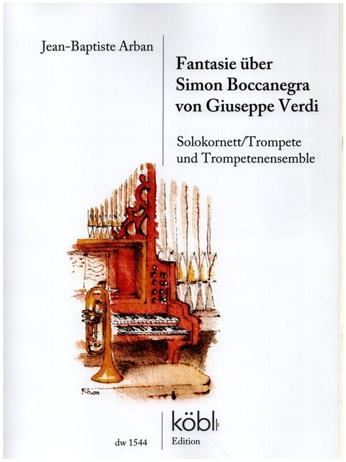 Vorderes Coverbild Fantasie über "Simon Boccanegra" von Giuseppe Verdi