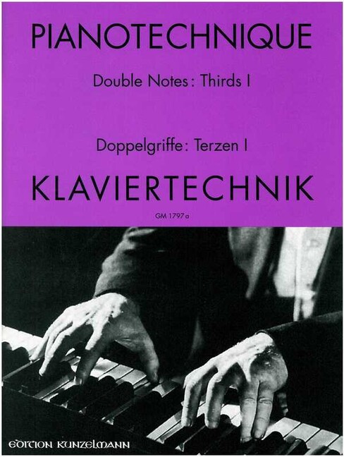 Vorderes Coverbild Klaviertechnik Doppelgriffe Terzen Band 1