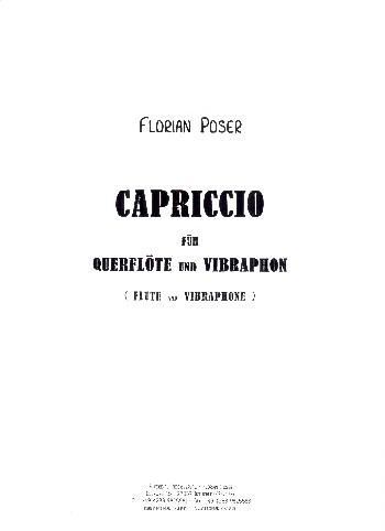 Vorderes Coverbild Capriccio