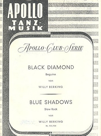 Vorderes Coverbild Blue Shadows  und  Black Diamond