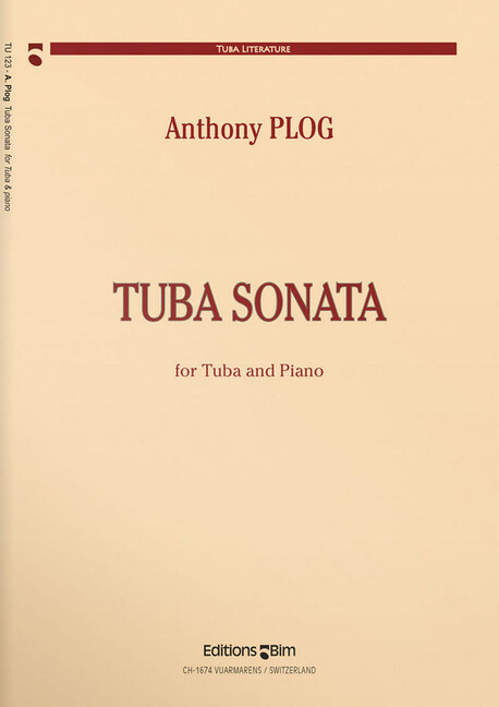Vorderes Coverbild Sonate für Tuba und Klavier