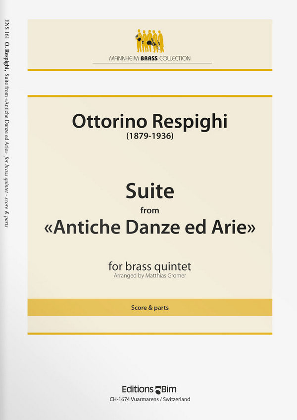 Vorderes Coverbild Suite from Antiche Danze ed Arie für