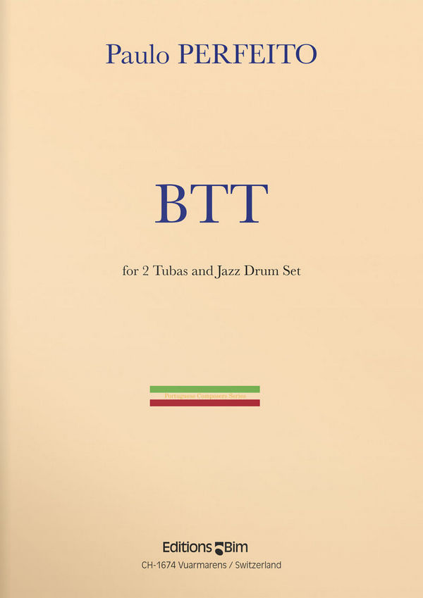 Vorderes Coverbild BTT für 2 Tuben und Jazz-Drumset