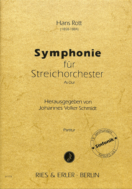 Vorderes Coverbild Sinfonie As-Dur für Streichorchester