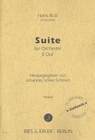 Vorderes Coverbild Suite E-Dur für Orchester