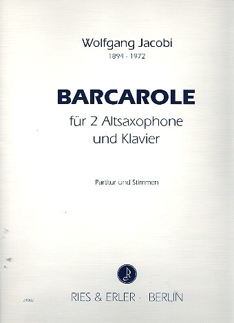 Vorderes Coverbild Barcarole