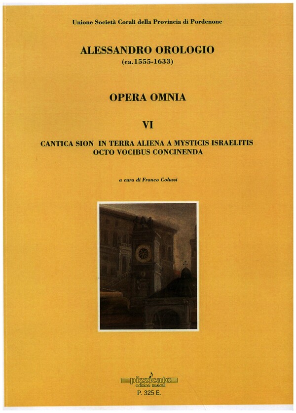 Vorderes Coverbild Opera Omnia vol.6 - Cantica Sion in terra aliena a mysticis Israelitis