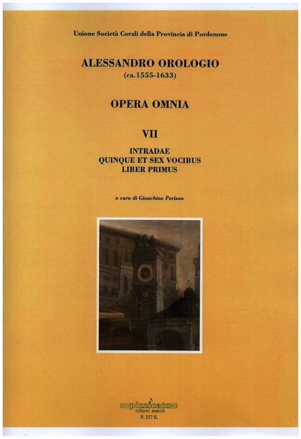 Vorderes Coverbild Opera Omnia vol.7 - Intradae - quinque et sex vocibus - liber primus
